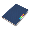 Caderno com sticky notes 21 x 15 x 1,50 cm