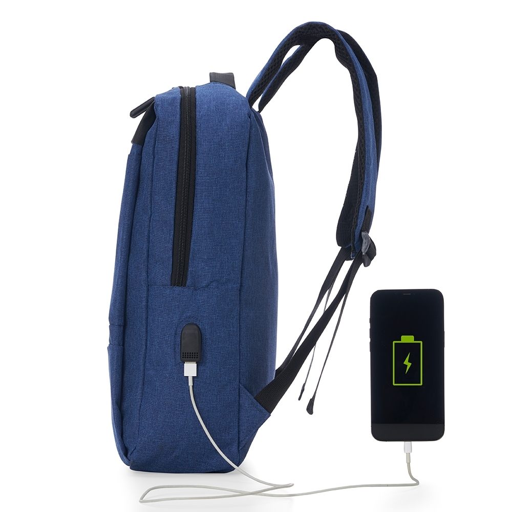 Mochila de Nylon USB 21 Litros