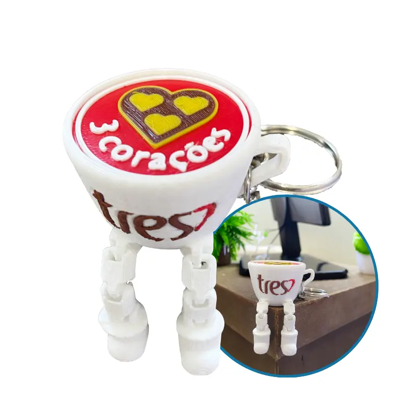 Chaveiro Personalizado 3D