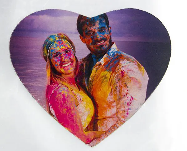 Mouse Pad Formato Coração