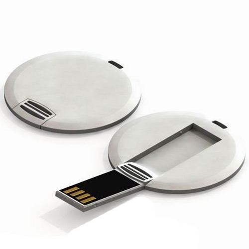 Mini Pen Drive Cartão Redondo 8GB