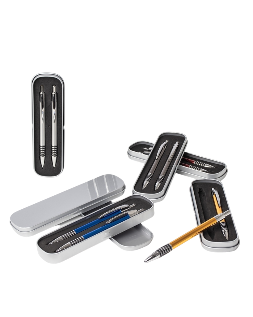 Conjunto Caneta e Lapiseira Metal