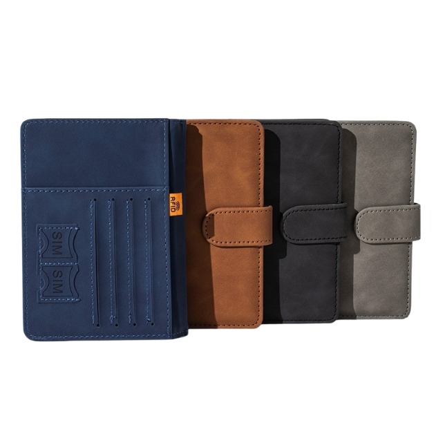 Porta-passaporte em Couro Sintético