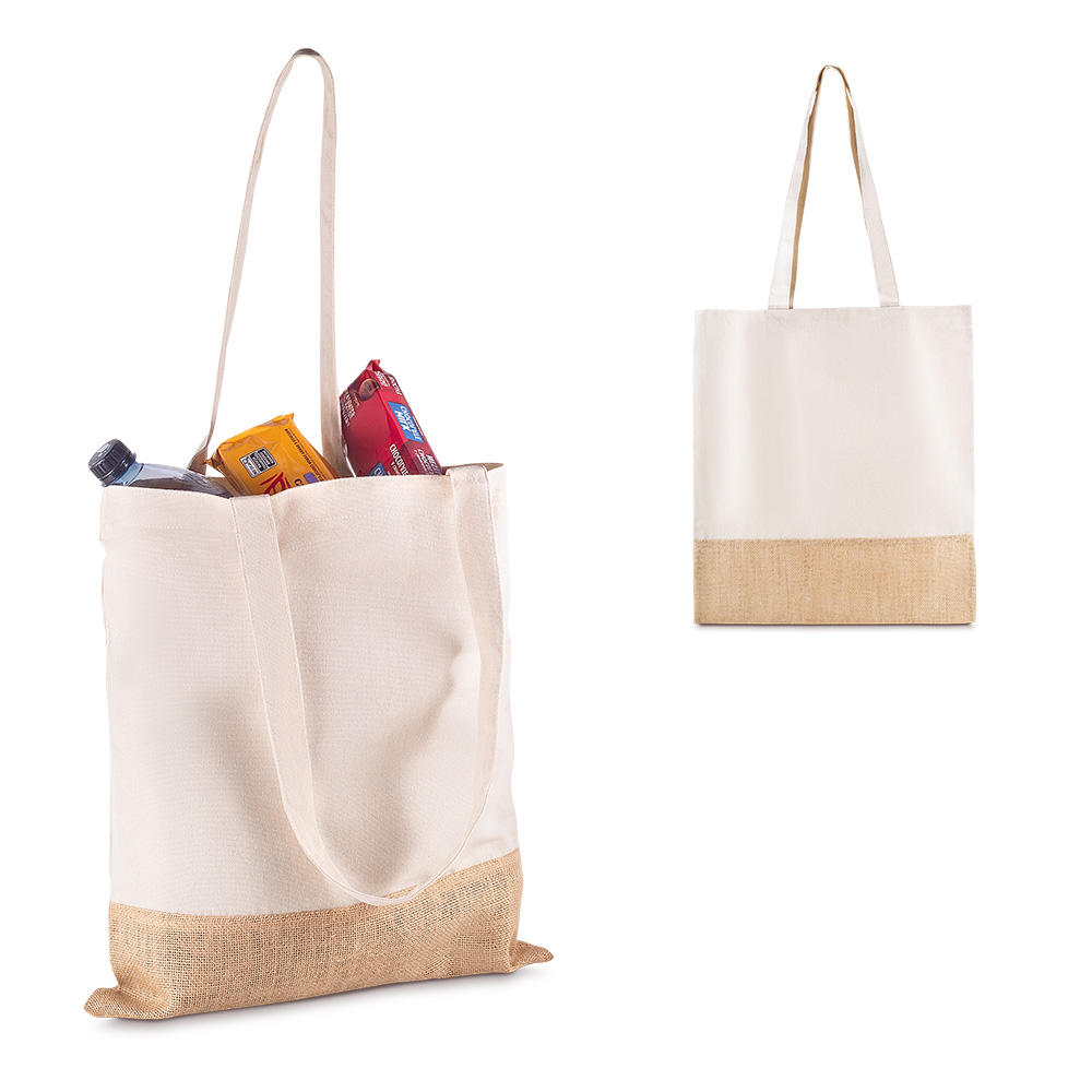 Sacola em Algodão e Juta