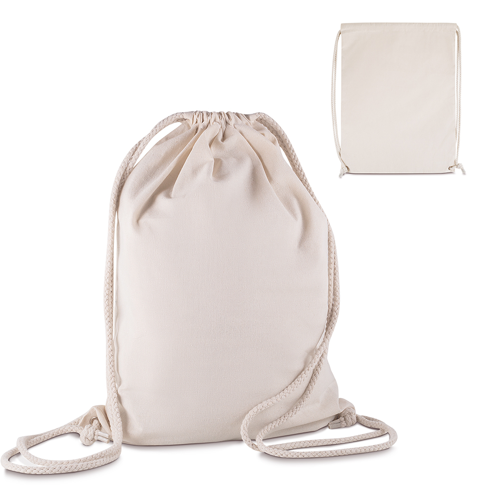 Sacola/Mochila em algodão 145g/m²