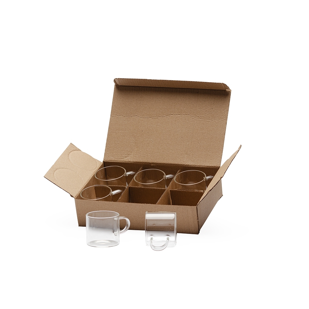 Kit Xícaras de Vidro 6 Peças