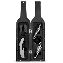 Kit Acessórios p/ Vinho Garrafa 5 peças