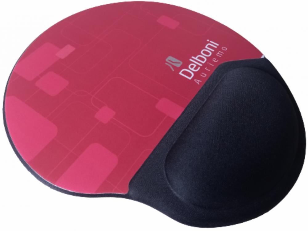 Mouse­ Pad Ergonômico Formato Especial Gota 225x265x25mm