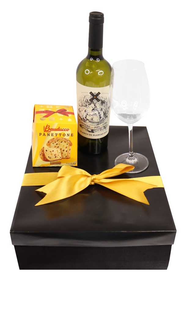 Kit Vinho com Mini Panettone