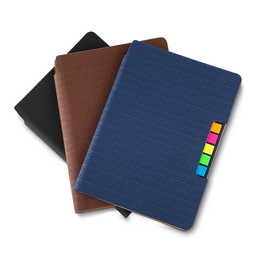 Caderno com Sticky Notes 21 x 15 x 1,50 cm