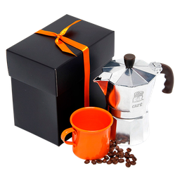Kit Cafeteira Italiana 6 Xícaras