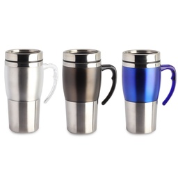 Caneca em aço inox de 400ml