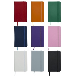 Caderneta tipo Moleskine 12,80 7,70 x 1,40 cm